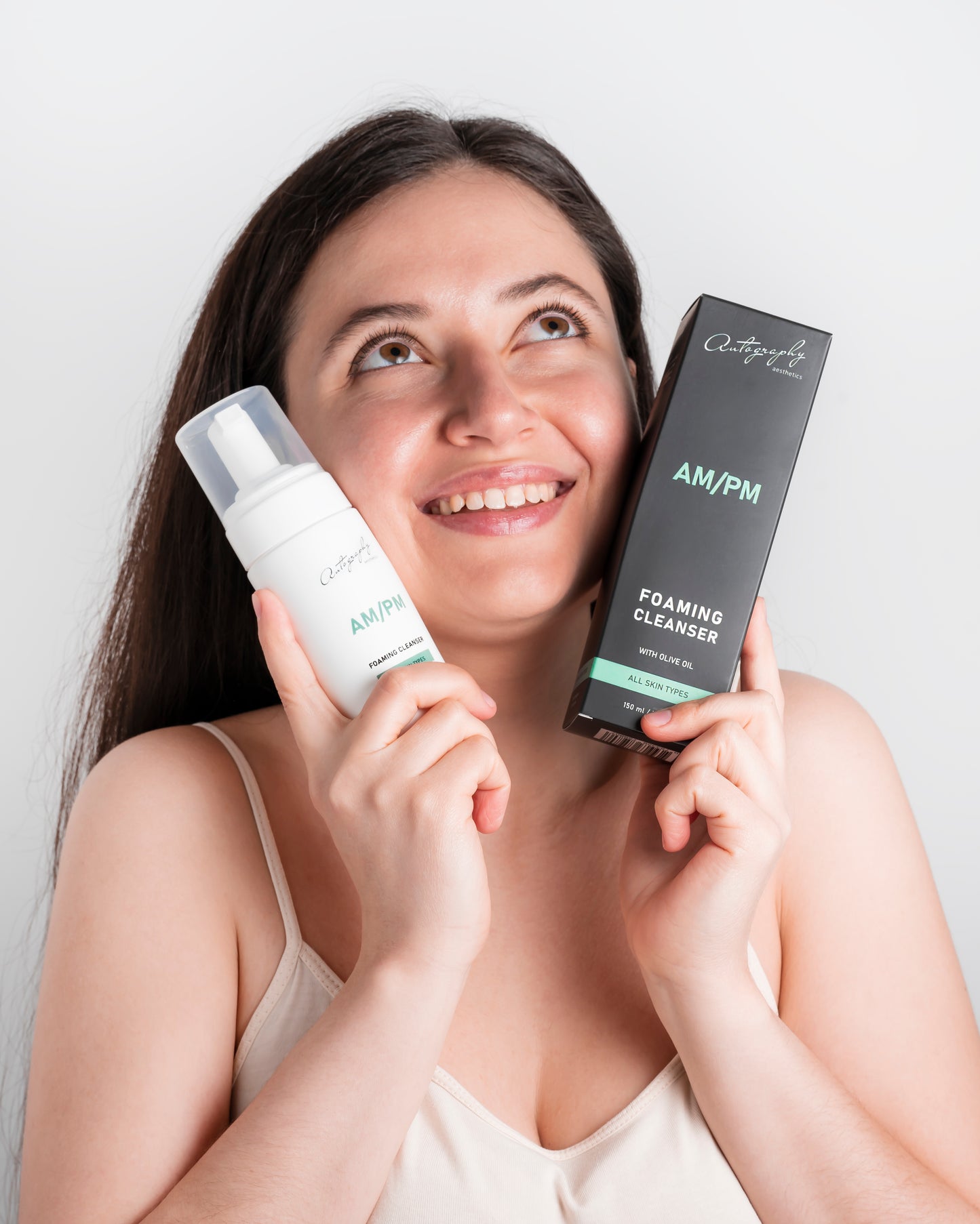 Autography Foaming Cleanser AM/PM – Пінка для очищення шкіри обличчя, шиї та декольте, 150 мл