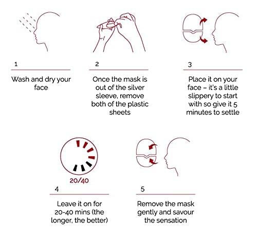 Autography WOW Luxury Mask – Гідрогелева маска з гіалуроновою кислотою та колагеном, 5 саше в 1 уп.